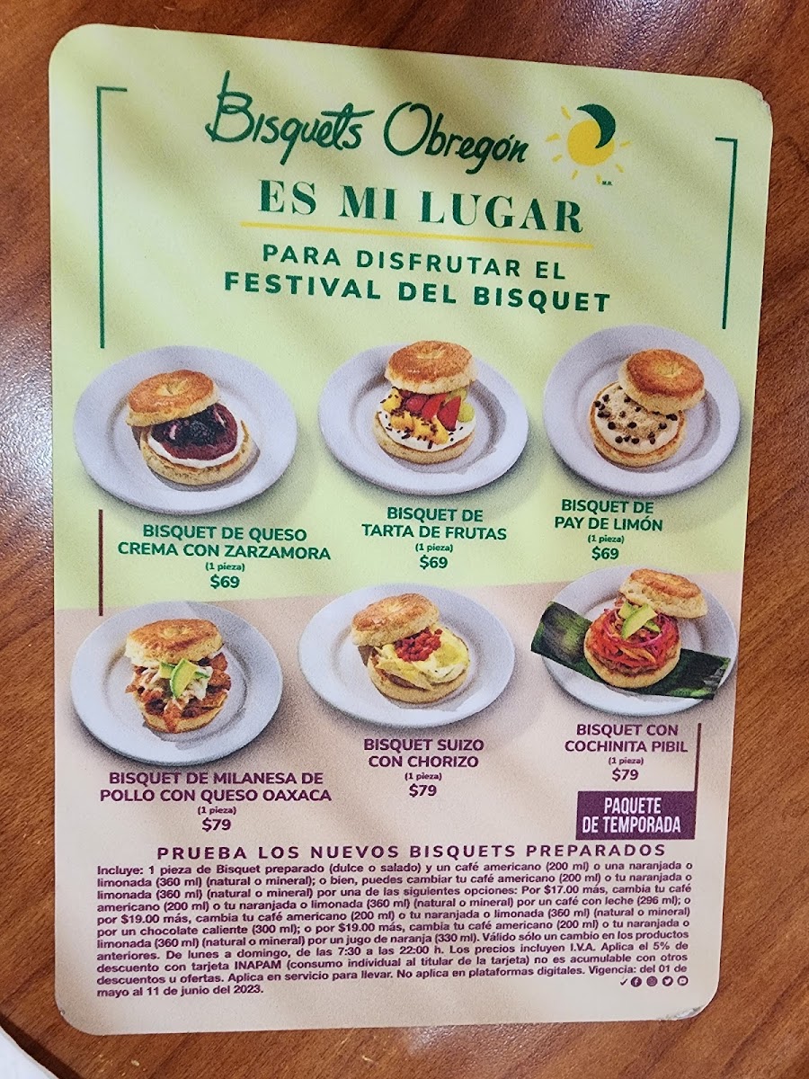 Los Bisquets Obregón Menu - Image 2